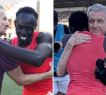 Gout Gout shares ‘goosebumps’ moment with Bruce McAvaney after record 200m triumph