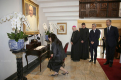 PM signs condolence book for Pope Francis