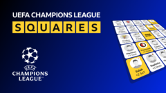 Squares is back! Play BBC Sport’s new Champions League game