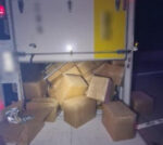 Teens charged after truck crash results in huge tobacco seizure