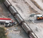Truckie dies in hospital after Cardup crash with freight train