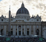 Cardinals begin conclave to elect Pope: Cries of ‘Extra omnes’ fill the air as Sistine Chapel’s door shut