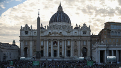 Cardinals begin conclave to elect Pope: Cries of ‘Extra omnes’ fill the air as Sistine Chapel’s door shut