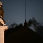 Black smoke emerges as cardinals fail to elect new pope in first ballot