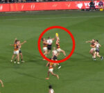 Unlikely hero Mark Keane produces one of the marks of the year to help Crows win epic Showdown