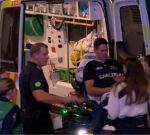 Carlton defender Mitch McGovern taken to hospital after crunching hit from Liam O’Connell