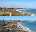 Popular tourist town Lancelin at risk of being swallowed by the ocean amid rapid coastal erosion