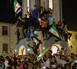 Syrians celebrate US president’s decision to remove sanction