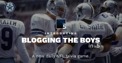 Can you guess this Cowboys safety in today’s in-5 trivia game?
