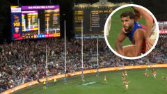 Callum Ah Chee denied goal by ‘impossible’ score review as Adelaide record thrilling win over Brisbane