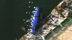 N Korea launches warship after earlier failed attempt