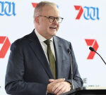 Prime Minister Anthony Albanese opens Seven Network’s new Melbourne HQ
