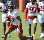 Bucs’ WR Jalen McMillan appears to have come to minicamp ready to compete