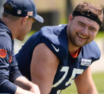 Bears rookie Ozzy Trapilo discusses opportunity to win left tackle job