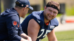 Bears rookie Ozzy Trapilo discusses opportunity to win left tackle job