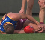 Fears for Brisbane defender Jack Payne after going down with nasty knee injury in clash with GWS