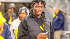 Savion Hiter dons Michigan uniform with Bryce Underwood in stunning recruiting photo shoot