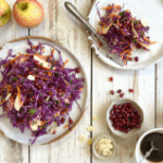 Red Cabbage, Apple & Pomegranate salad