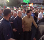 Iran’s president joins Tehran protest condemning US, Israel