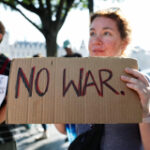 Protests erupt calling for Trump, U.S. to say out of war in Middle East