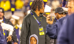 Michigan’s McHale Blade, new 2026 commit, recruits elite prospects at Victors Weekend