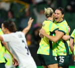 Matildas overcome Slovenia 3-0 at HBF Park in Joe Montemurro’s first match in charge