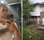 Inside the backyard of home where remains of missing man Joshua Bishop were found