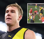Richmond veteran Tom Lynch banned for five matches for swing at Adelaide’s Jordon Butts