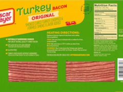 368K pounds of Oscar Mayer turkey bacon recalled over possible listeria contamination