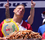Joey Chestnut vows to return for 2026 Nathan’s Hot Dog Eating Contest