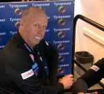 Ken Hinkley divides opinion with strange moment of mirth in coaches’ box against Brisbane