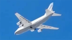 Lumbering An-124 Condor Cargo Jet Appears In Kyiv’s Highly-Restricted Airspace