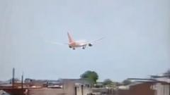 Verified video shows Air India plane descending moments before crash