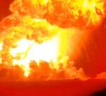 Moment SpaceX rocket explodes into massive fireball