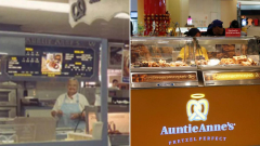 Fast food giants eye Australian consumers as pretzel empire
opens its first local store