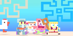 Crossy Road Castle teams up with SpongeBob SquarePants for new collab