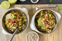 Spicy Quinoa & Pomegranate Salad