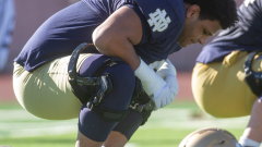 Notre Dame’s Marcus Freeman devastated for Charles Jagusah after his latest injury