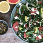 Grapefruit & Fennel Green Salad with Vinaigrette Dressing