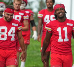 Kansas City Chiefs WR Jalen Royals discusses learning from Patrick Mahomes in camp