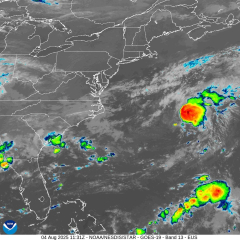 Tropical Storm Dexter set to move on as NHC eyes 2 other systems