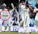 England fall just short in epic Test finale against India as Chris Woakes braves dislocated shoulder