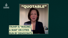 Trump is “waging a war on Democratic-run cities”