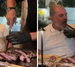 Ange Postecoglou mixing it with celebrity chef Stefanos Saratsis after $8m payout