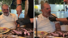 Ange Postecoglou mixing it with celebrity chef Stefanos Saratsis after $8m payout