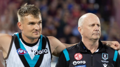 Ollie Wines set to miss Ken Hinkley’s farewell game after copping three-game ban for hit on Cooper Lord