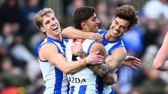 Harry Sheezel equals all-time disposals record as North Melbourne thump Richmond
