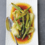 Sautéed Asparagus with Asian Greens, Chilli, Garlic & Ginger