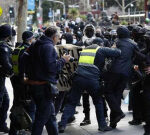 Women Will Speak rally against transgender rights turns violent as pro-trans protestors turn up in Melbourne CBD