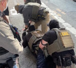 ICE agents use pepper spray while detaining protester in San Francisco